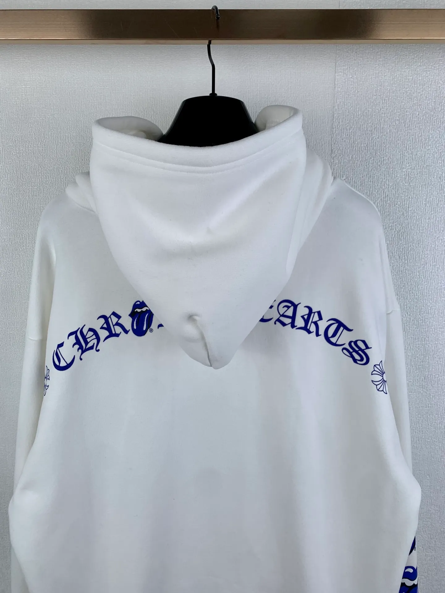 P470 Chrome Hearts hooded glue-printed sweatshirt jacket 380g cotton fleece sweatshirt material, 420g 1*1 matching high-end fashion brand rib fabric fermentation washing, glue printing, customized 1:1 hood rope, customized 1:1 zipper, customized 1:1 trademark, loose fit Size: S M L XL